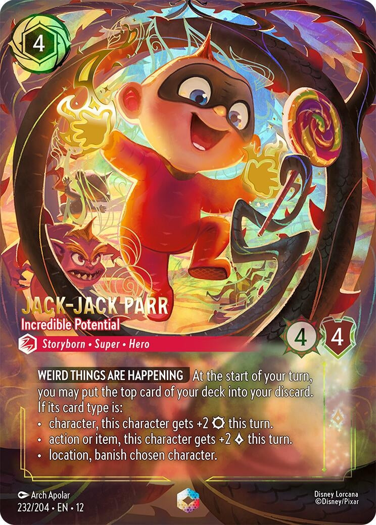 Jack-Jack Parr - Incredible Potential (Enchanted) (232/204) (Holofoil) [Wilds Unknown]