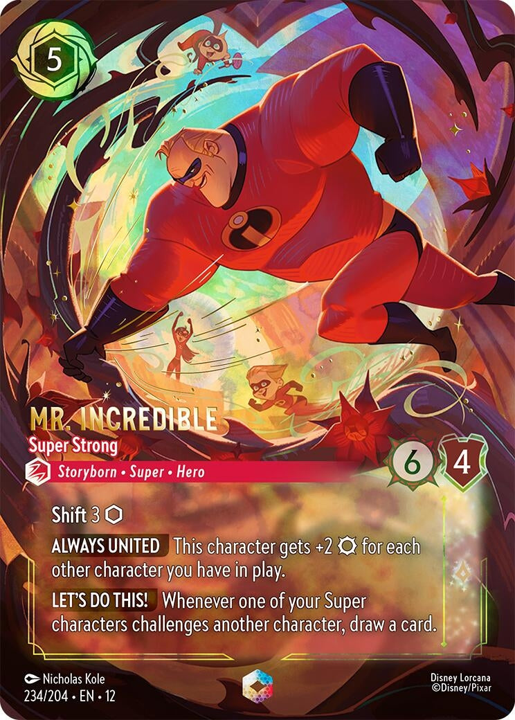 Mr. Incredible - Super Strong (Enchanted) (234/204) (Holofoil) [Wilds Unknown]