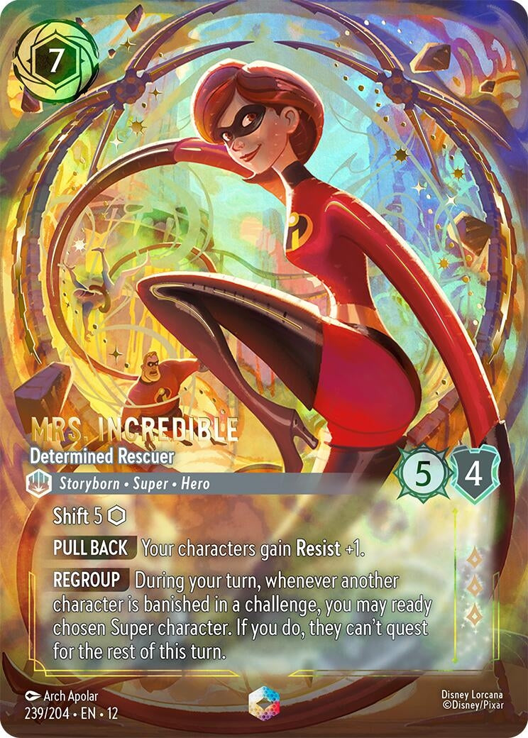 Mrs. Incredible - Determined Rescuer (Enchanted) (239/204) (Holofoil) [Wilds Unknown]