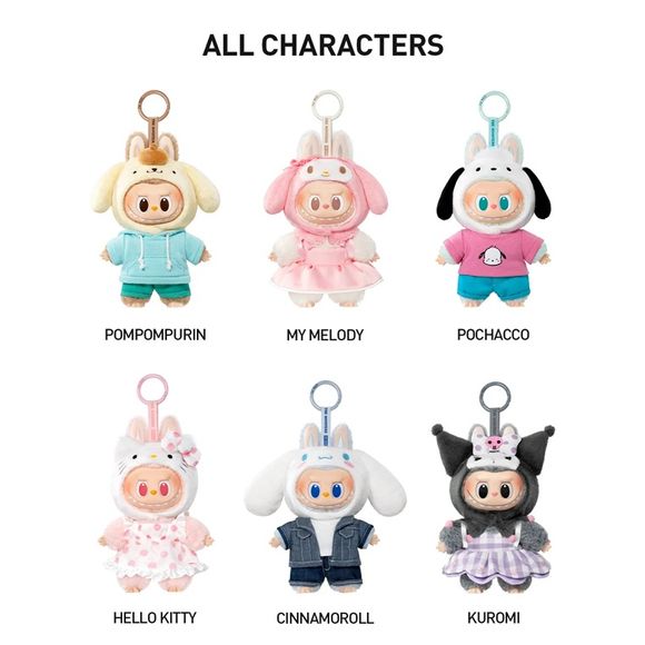 POP MART The Monsters Hello Kitty and Friends Series Blind Box Case of 6 AUTHENTIC