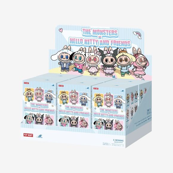 POP MART The Monsters Hello Kitty and Friends Series Blind Box Case of 6 AUTHENTIC