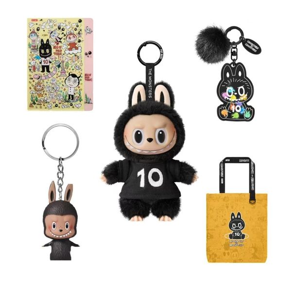 POP MART Labubu The Monsters LABUBU 10th Anniversary Limited Exclusive Set A