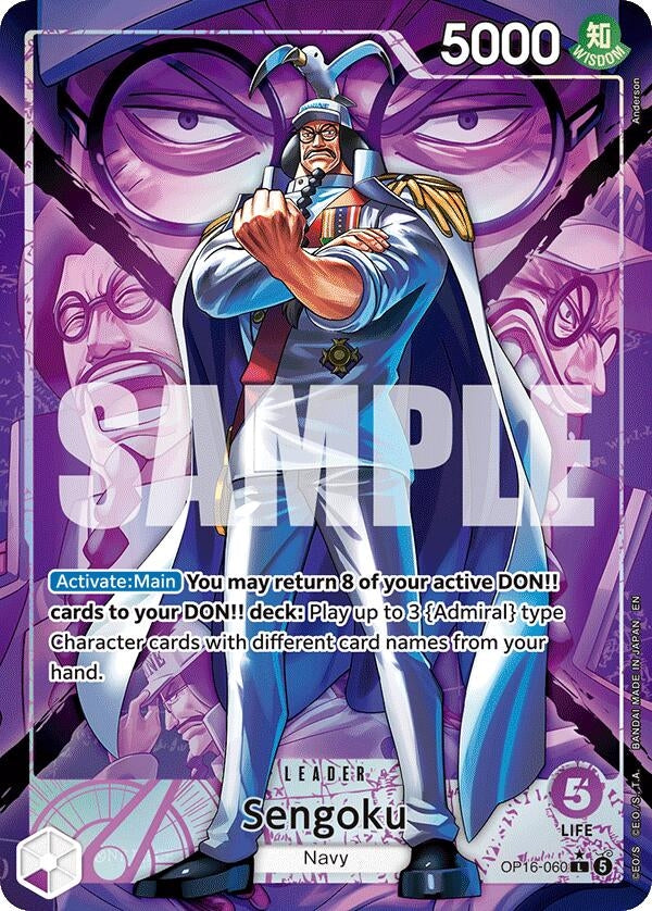 Sengoku (060) (Alternate Art) (OP16-060) (Foil) [The Time of Battle]
