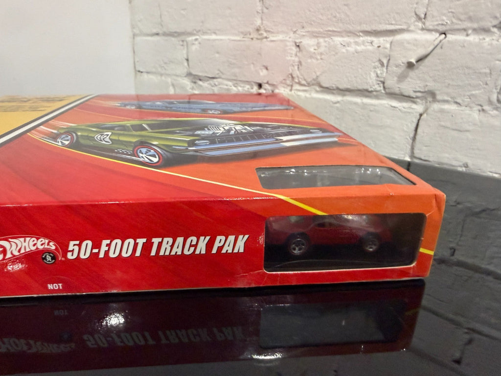 2004 Hot Wheels 50-Foot Track Pak Hot Bird Charger Redlines SEALED BOX