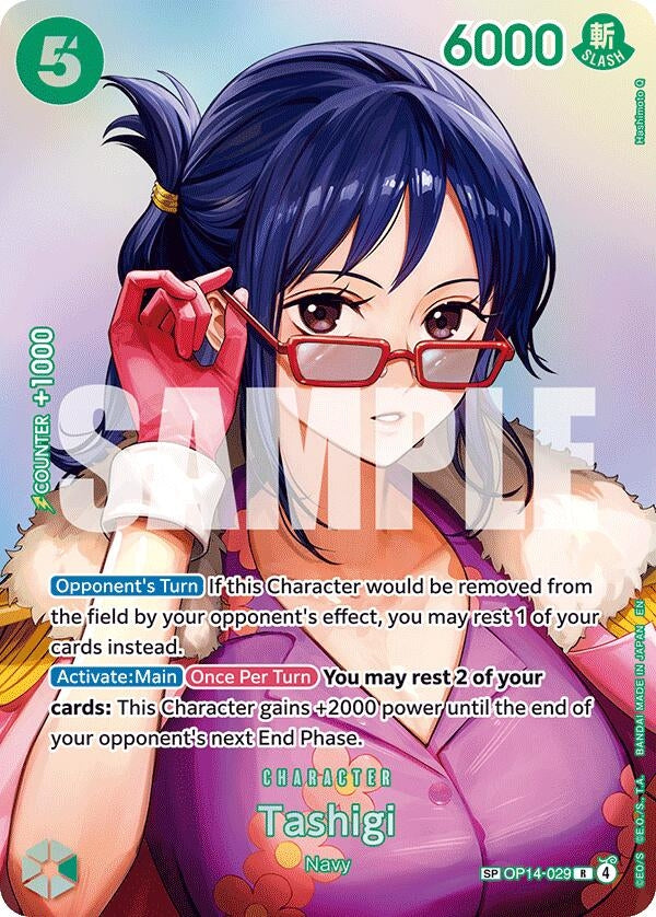 Tashigi (SP) (OP14-029) (Foil) [The Time of Battle]