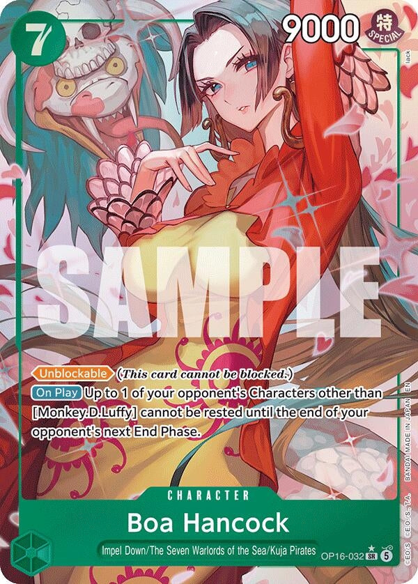 Boa Hancock (Alternate Art) (OP16-032) (Foil) [The Time of Battle]