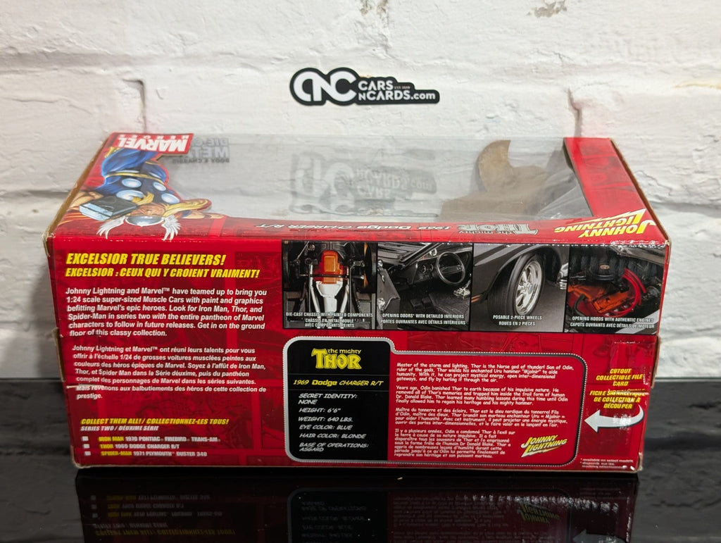 Johnny Lightning 1:24 Scale 1969 Dodge Charger R/T Marvel Thor (ERROR)
