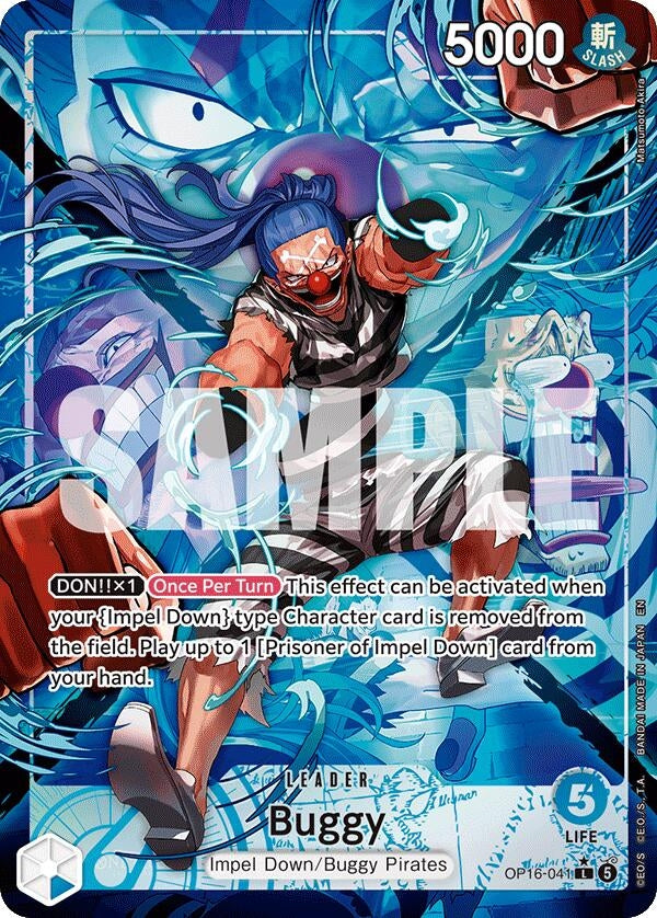 Buggy (041) (Alternate Art) (OP16-041) (Foil) [The Time of Battle]