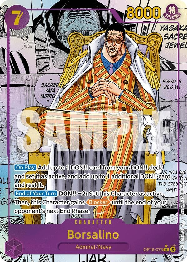 Borsalino (Manga) (OP16-073) (Foil) [The Time of Battle]