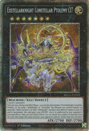 Exstellarknight Constellar Ptolemy Omega 7 (Starlight Rare) - BLGG-EN018 Starlight Rare 1st Edition