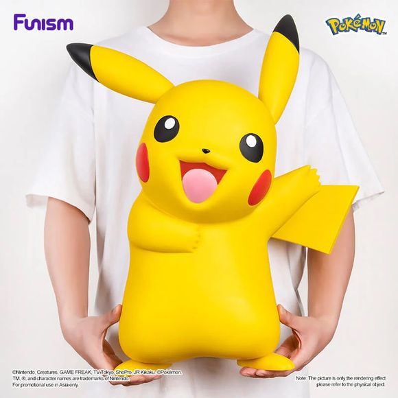 Funism Pokemon Pikachu Home Collection Life Size 19-inch PVC Figure Statue