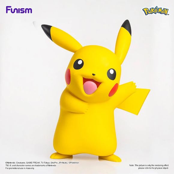 Funism Pokemon Pikachu Home Collection Life Size 19-inch PVC Figure Statue