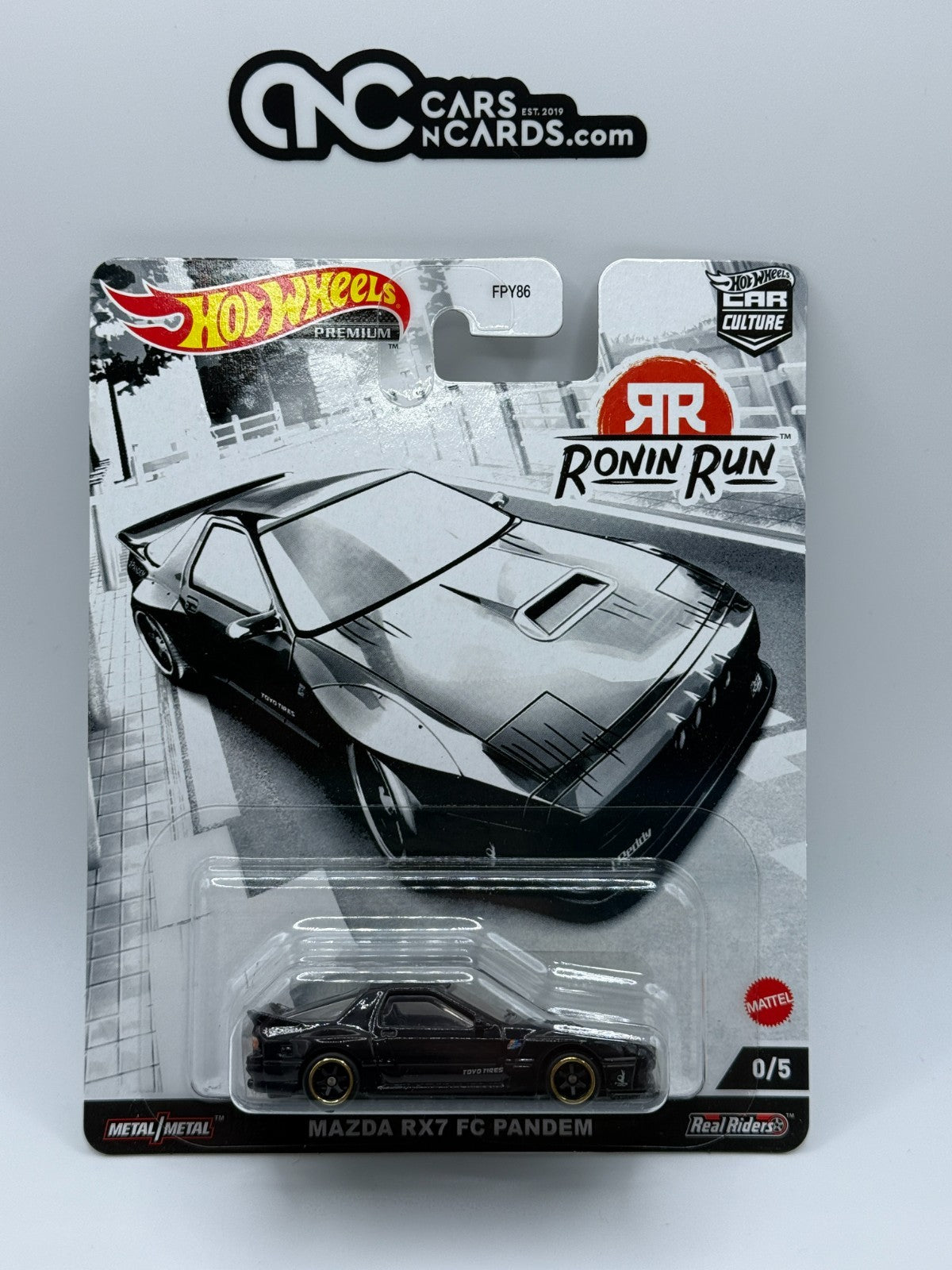 2022 Hot Wheels Ronin Run 0/5 Chase Mazda RX7 FC Pandem With Protector
