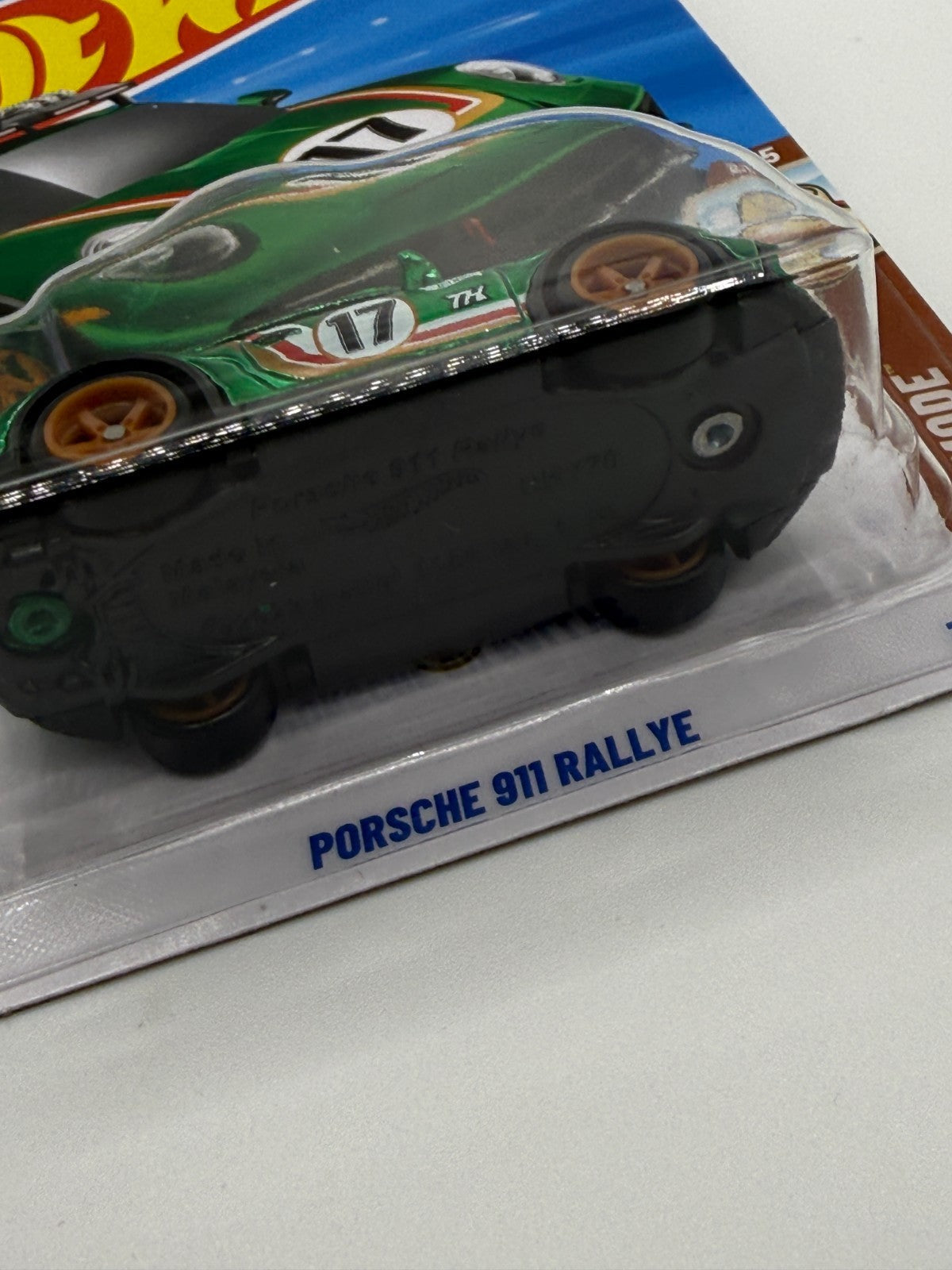 2025 Hot Wheels Super Treasure Hunt Porsche 911 Rallye With Protector