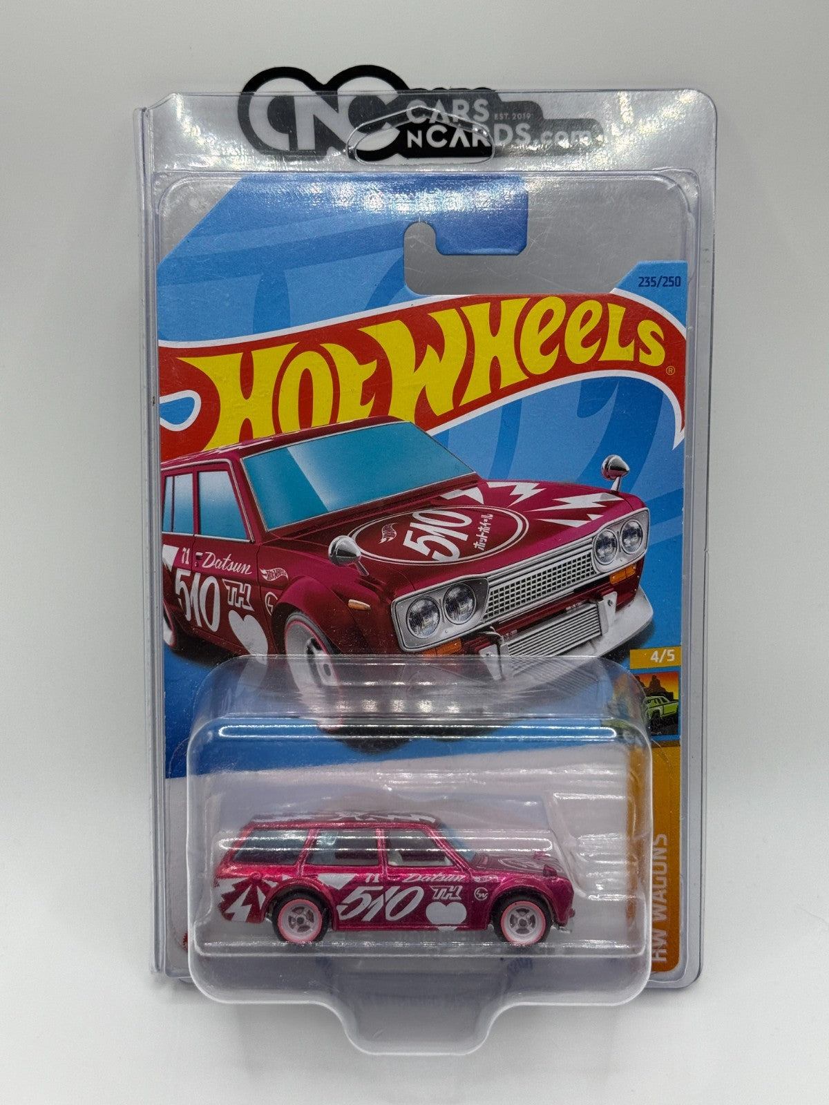 2023 Hot Wheels Super Treasure Hunt Datsun 510 Wagon With Protector