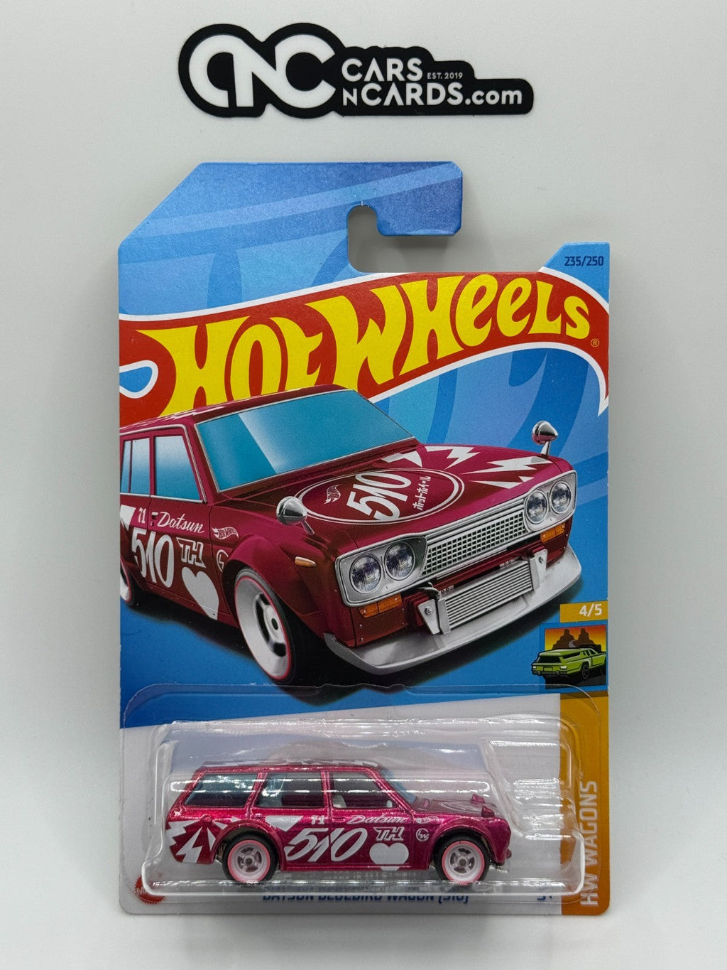 2023 Hot Wheels Super Treasure Hunt Datsun 510 Wagon With Protector