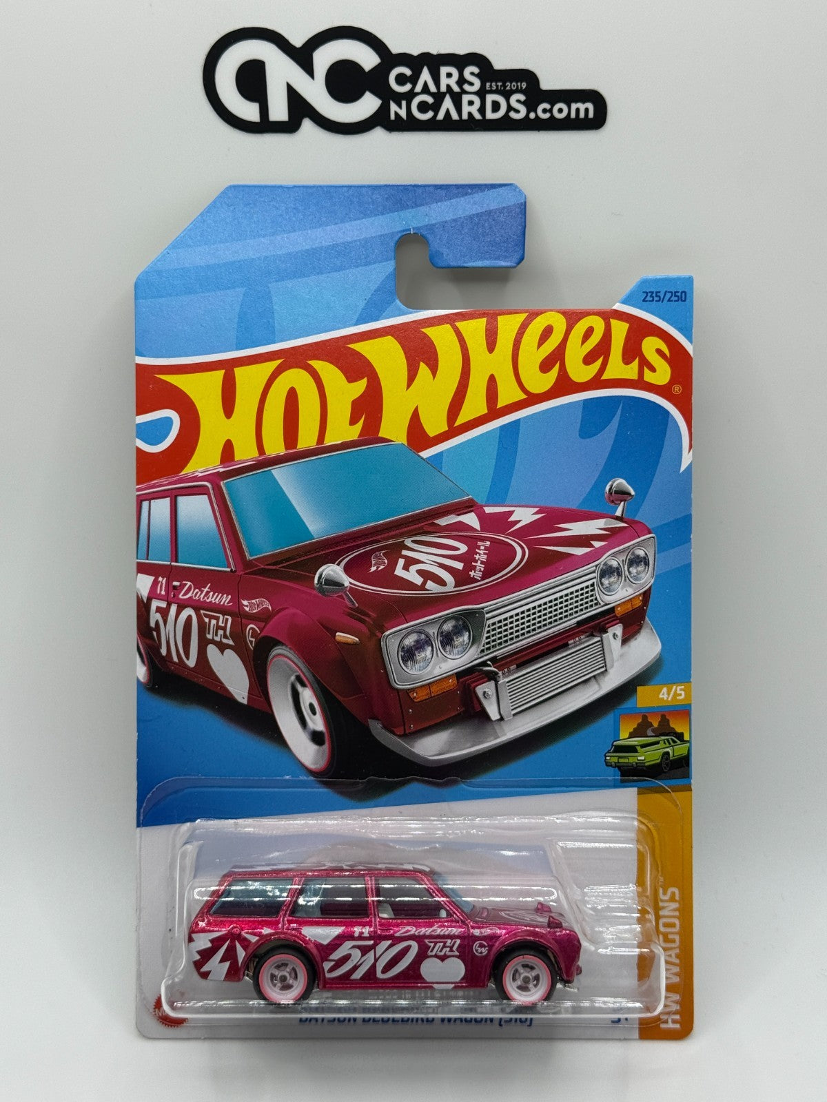 2023 Hot Wheels Super Treasure Hunt Datsun 510 Wagon With Protector