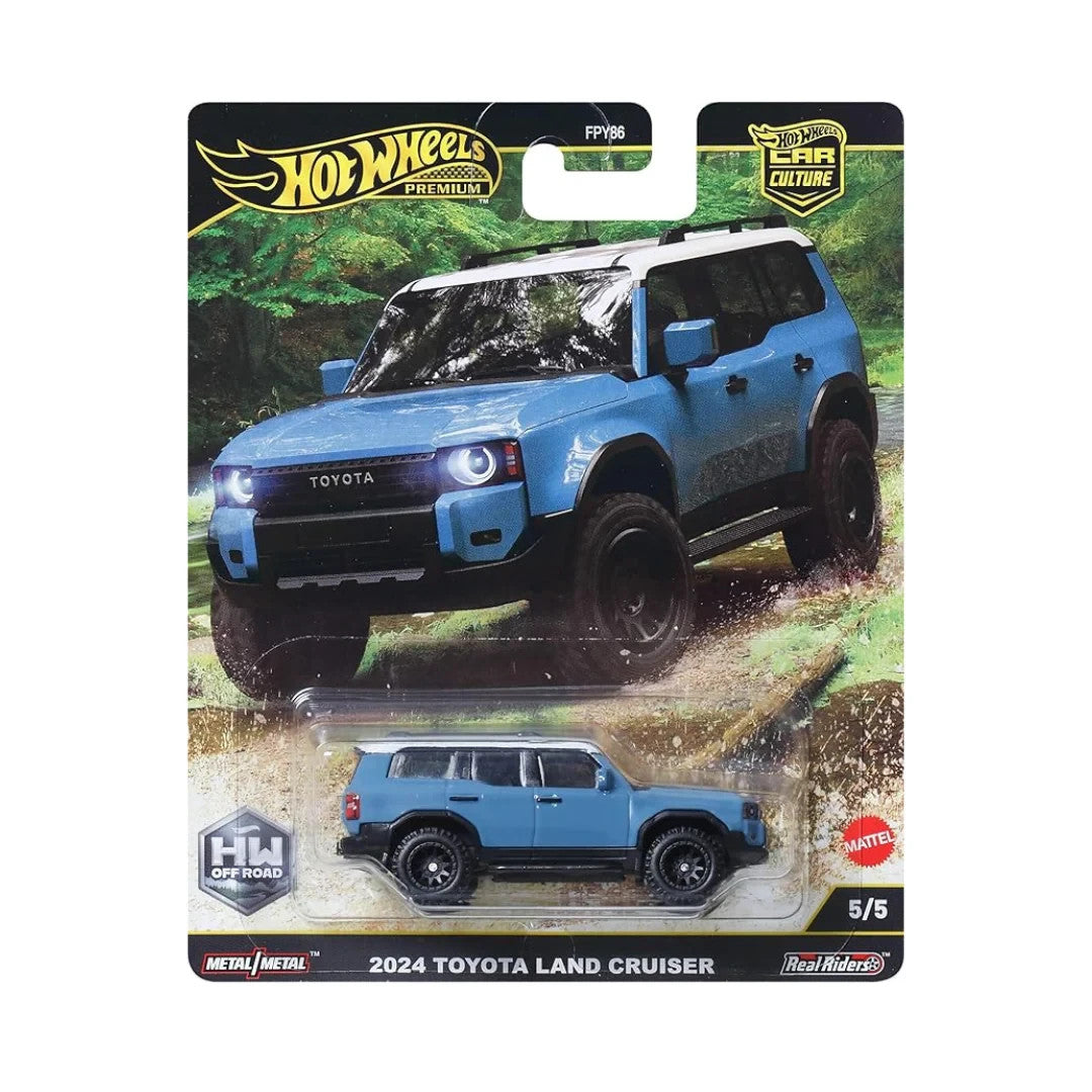 2025 Hot Wheels Premium Car Culture HW Off Road 5/5 Toyota Solid Case of 10 Cars