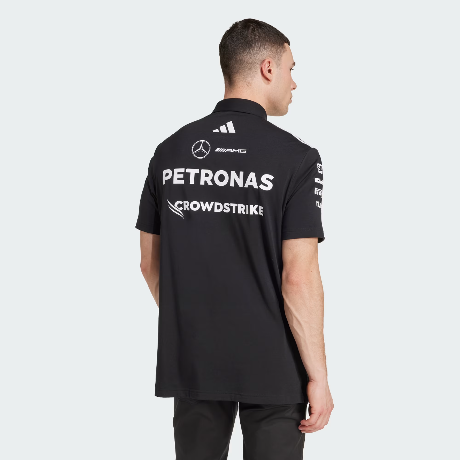 Mercedes - AMG Petronas Formula One 2026 Men's Team Polo Shirt - Black