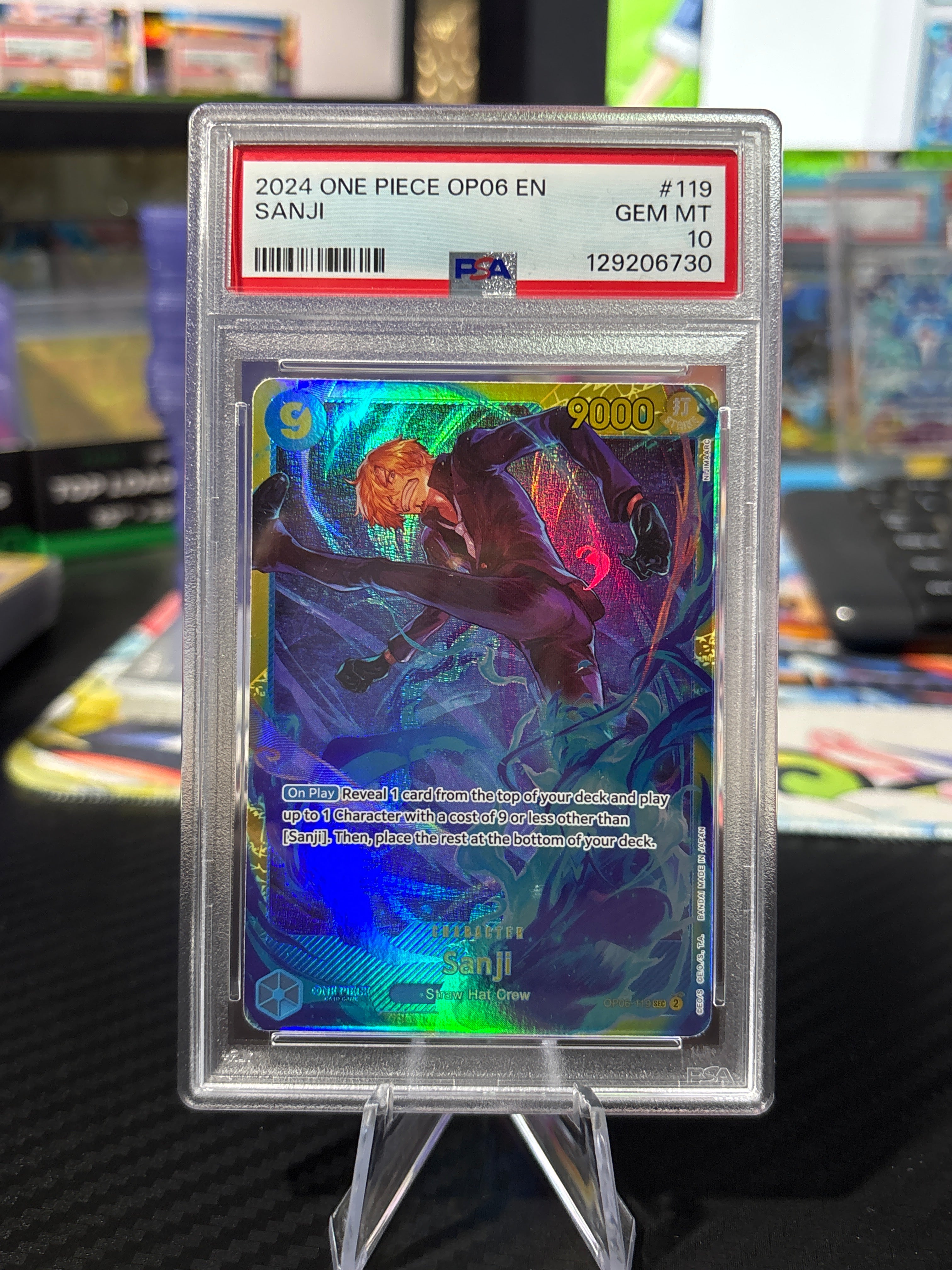 Sanji - SEC - OP06-119 - English - PSA 10