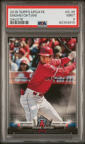 Shohei Ohtani 2018 Topps Update #S-39 RC PSA 9
