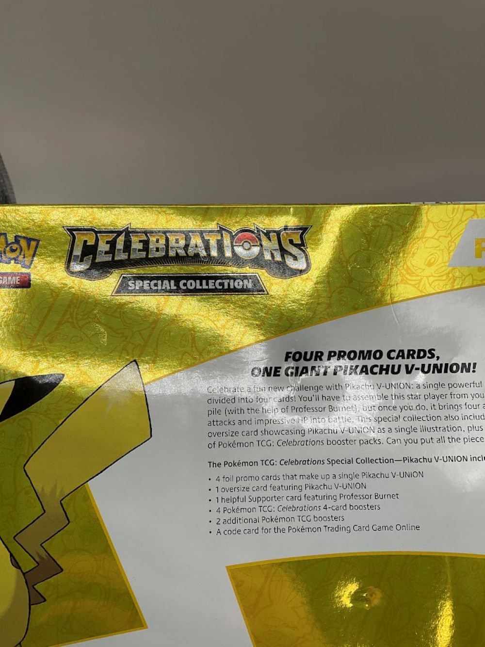 Pokemon: Celebrations Special Collection [Pikachu V-Union] #1 *See Pictures for Condition*