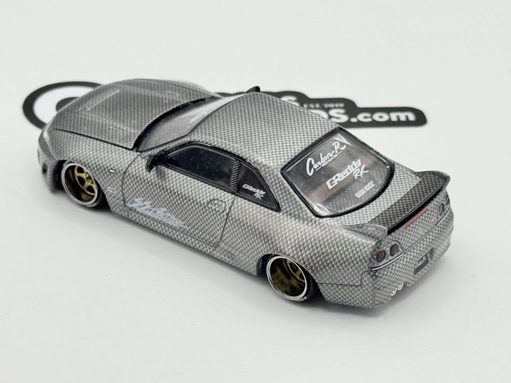 Kaido House x Mini GT KHMG116 Nissan Skyline GT-R (R33) Active Carbon R CHASE