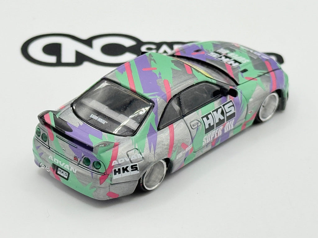 Kaido House x Mini GT 1:64 Nissan Skyline GT-R R33 V1 KHMG129 CHASE Open Box