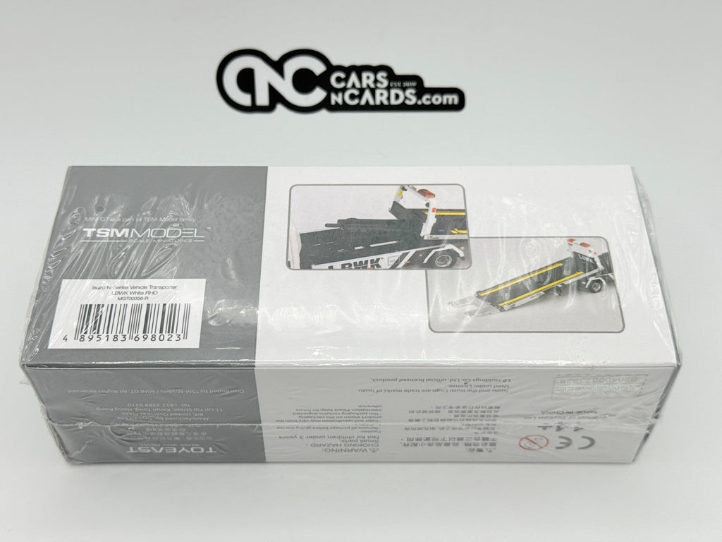 Mini GT 1:64 Isuzu N-Series Vehicle Transporter LBWK White #356