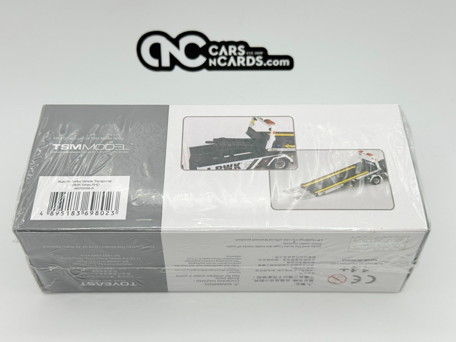 Mini GT 1:64 Isuzu N-Series Vehicle Transporter LBWK White #356