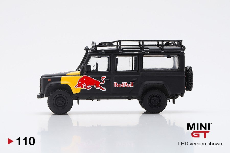 Mini GT 110 Land Rover Defender 110 Red Bull Luka Exclusive 1:64 RARE in Blister