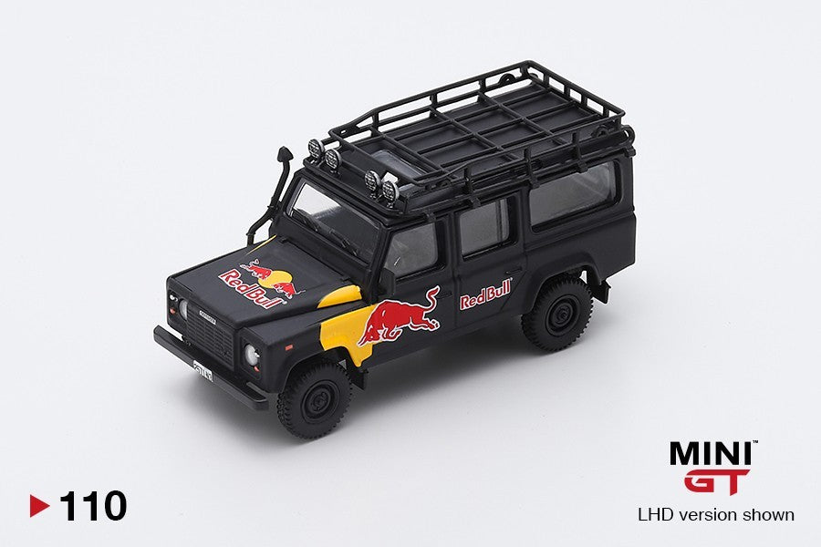 Mini GT 110 Land Rover Defender 110 Red Bull Luka Exclusive 1:64 RARE in Blister