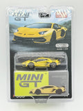 Mini GT 1:64 Lamborghini Aventador SVJ Giallo Orion RARE CHASE #563