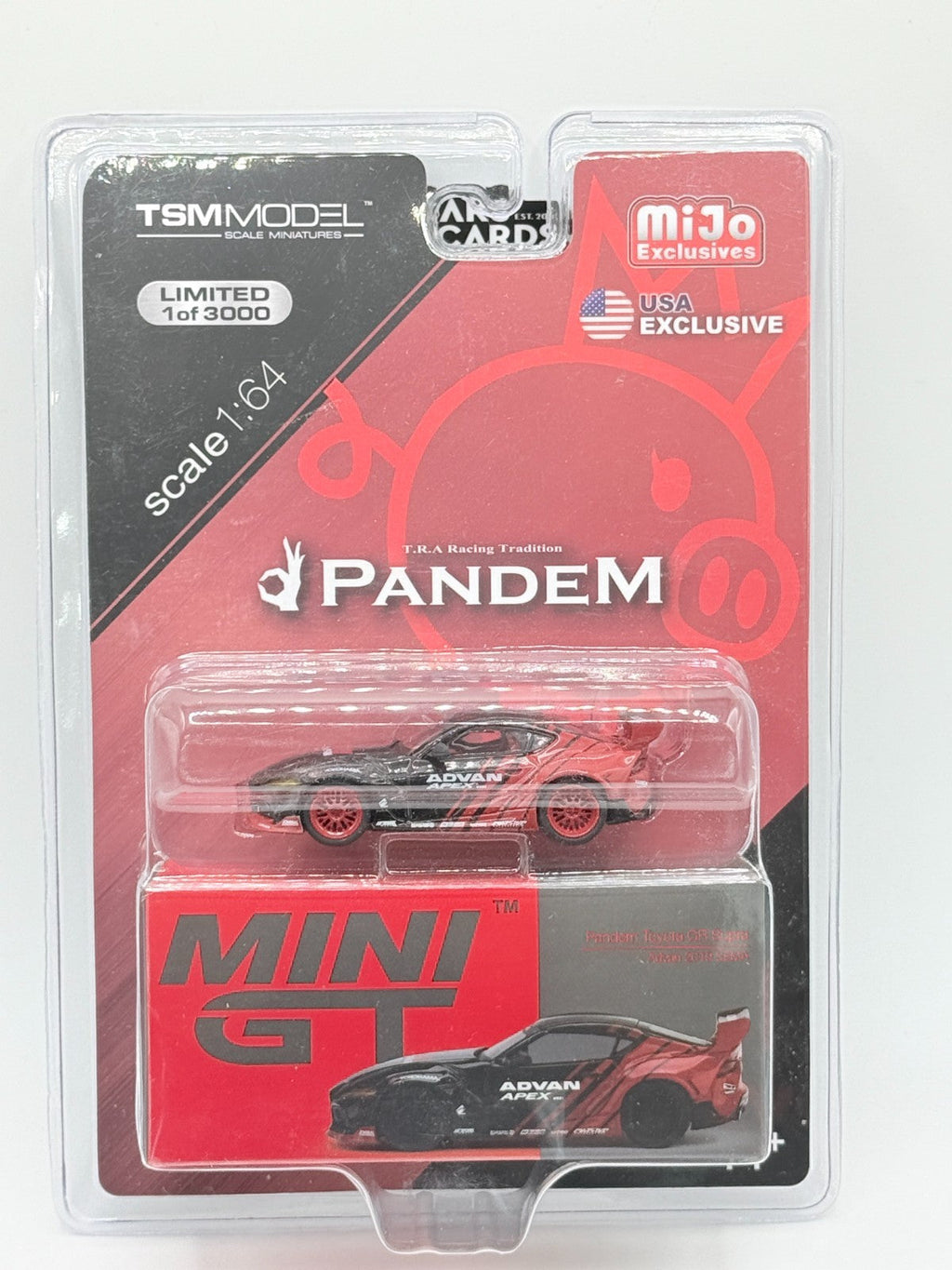 Mini GT 1:64 Pandem Toyota GR Supra Advan 2019 SEMA CHASE LIMITED EDITION RARE