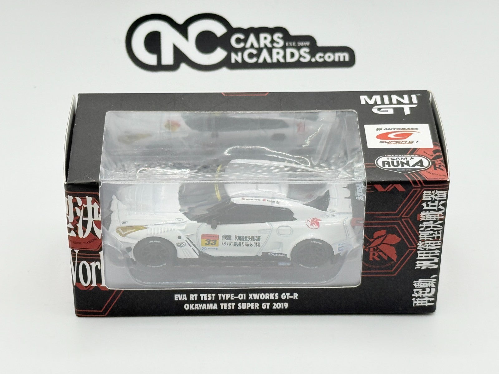 Mini GT 1:64 EVA RT Test Type-01 XWorks GT-R #33 Okayama Test Car SUPER GT #91