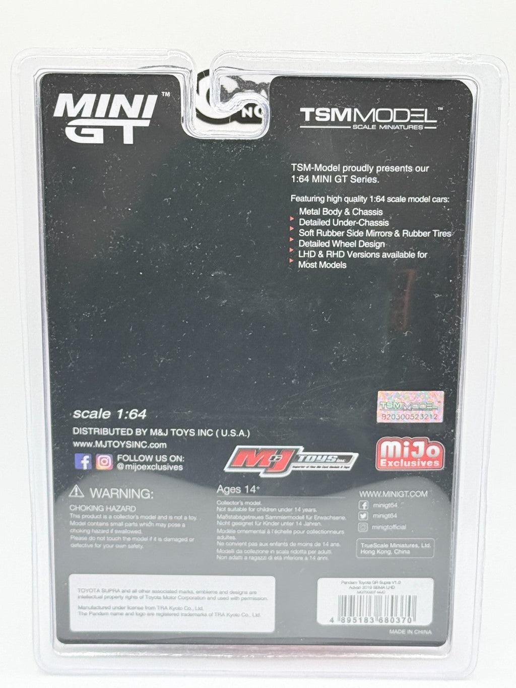 Mini GT 1:64 Pandem Toyota GR Supra Advan 2019 SEMA CHASE LIMITED EDITION RARE