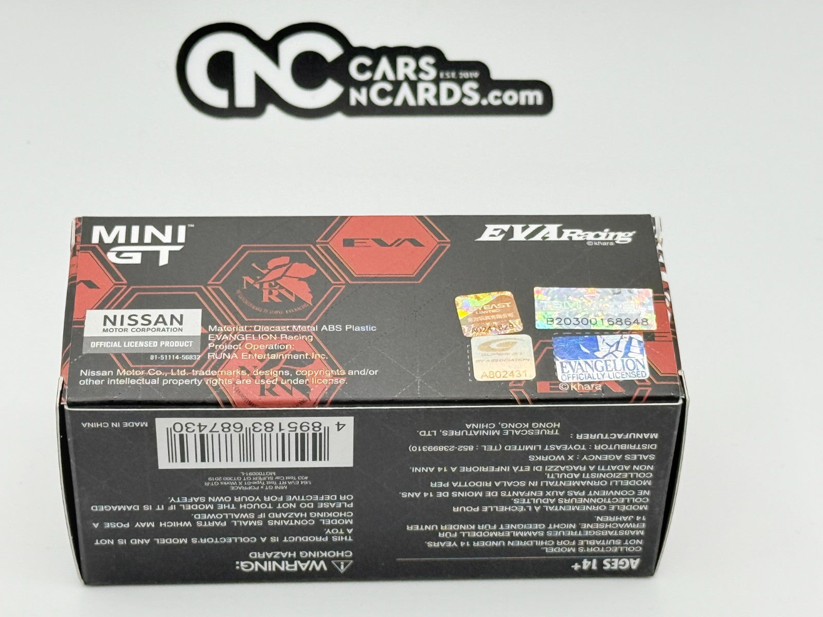 Mini GT 1:64 EVA RT Test Type-01 XWorks GT-R #33 Okayama Test Car SUPER GT #91