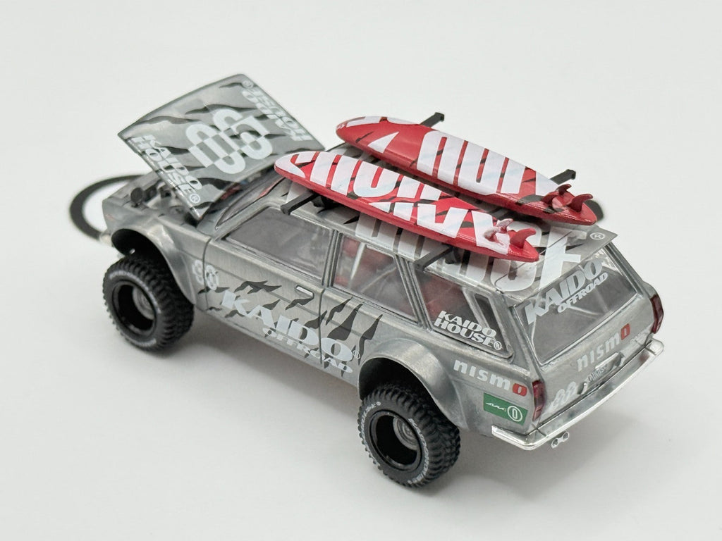 Kaido House x Mini GT 1:64 Datsun Kaido 510 Wagon 4x4 KHMG121 CHASE Open Box