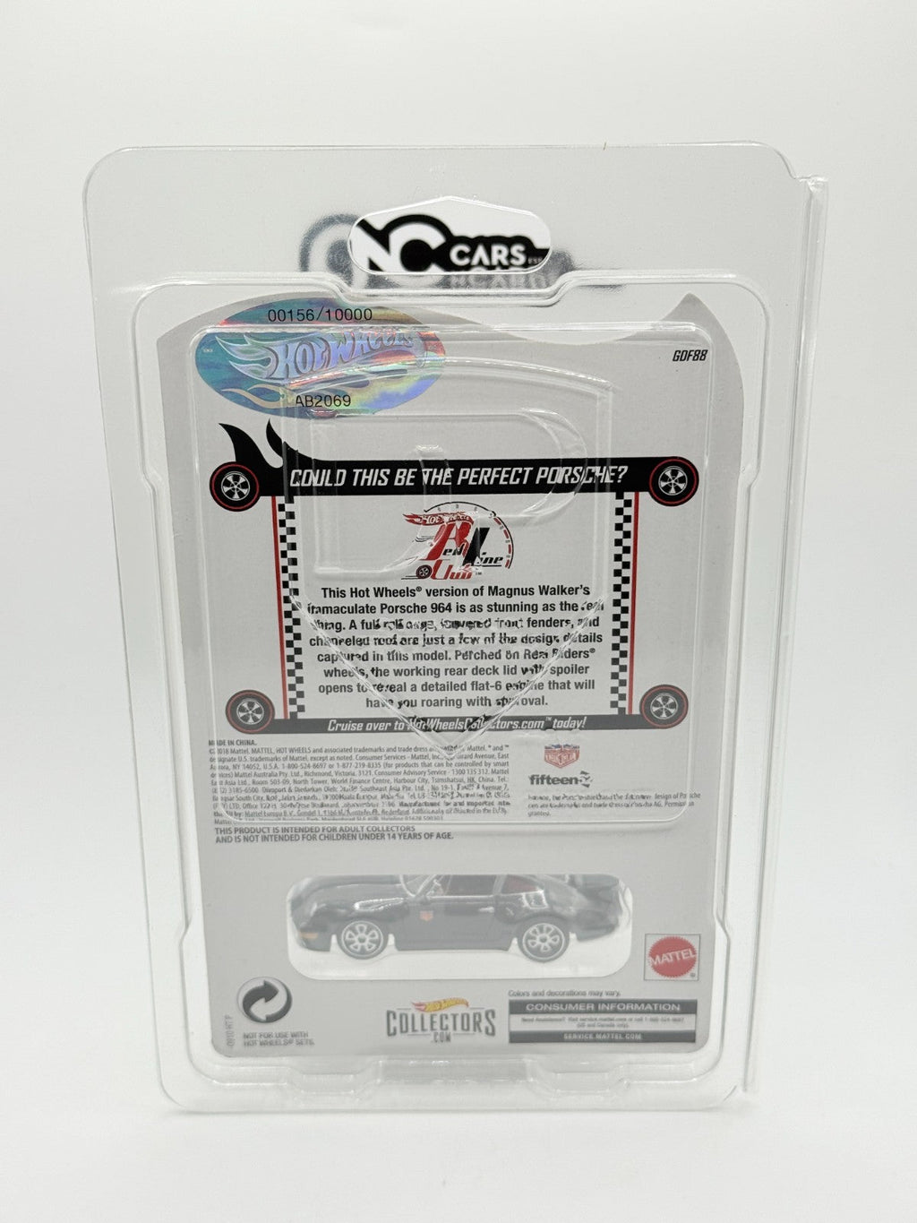 2019 Hot Wheels RLC Magnus Walker Porsche 964 LOW NUMBER 00156/10000