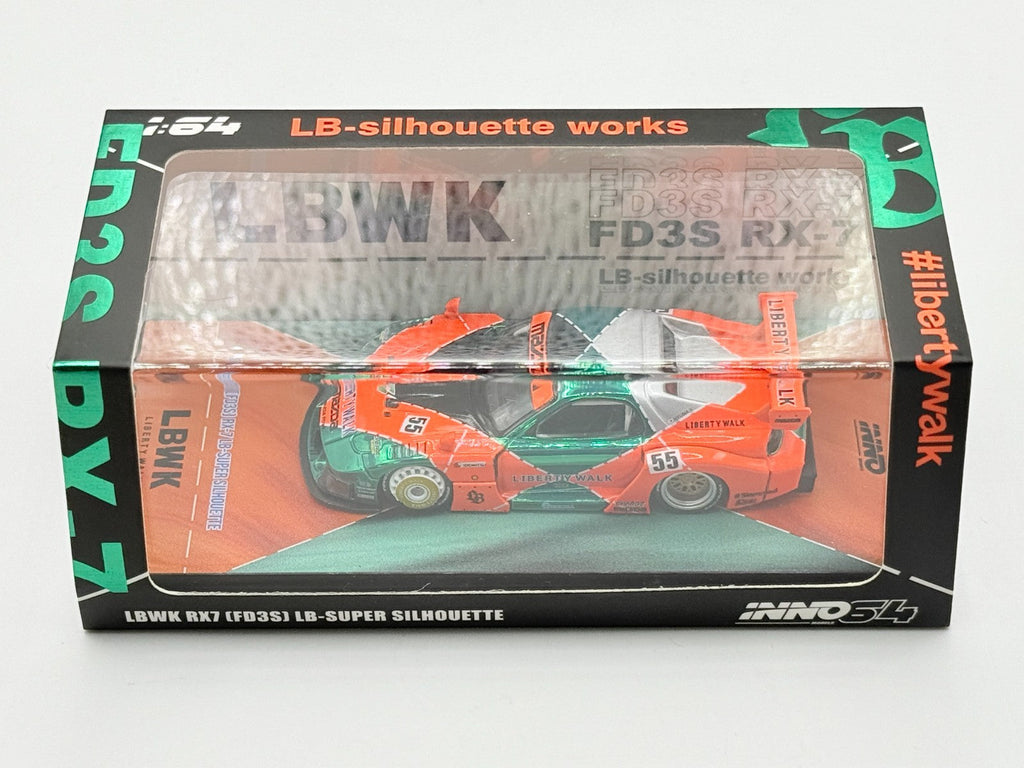 INNO64 1:64 LBWK Mazda RX7 FD3S LB-Super Silhouette Malaysia Diecast Expo CHASE