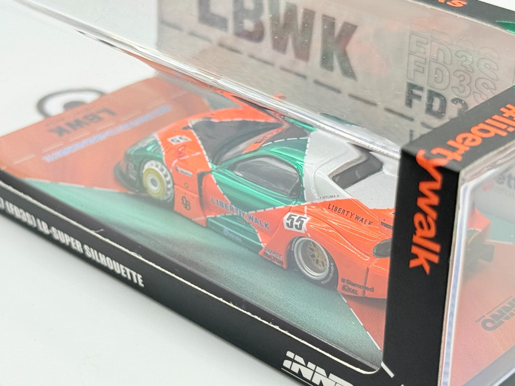 INNO64 1:64 LBWK Mazda RX7 FD3S LB-Super Silhouette Malaysia Diecast Expo CHASE
