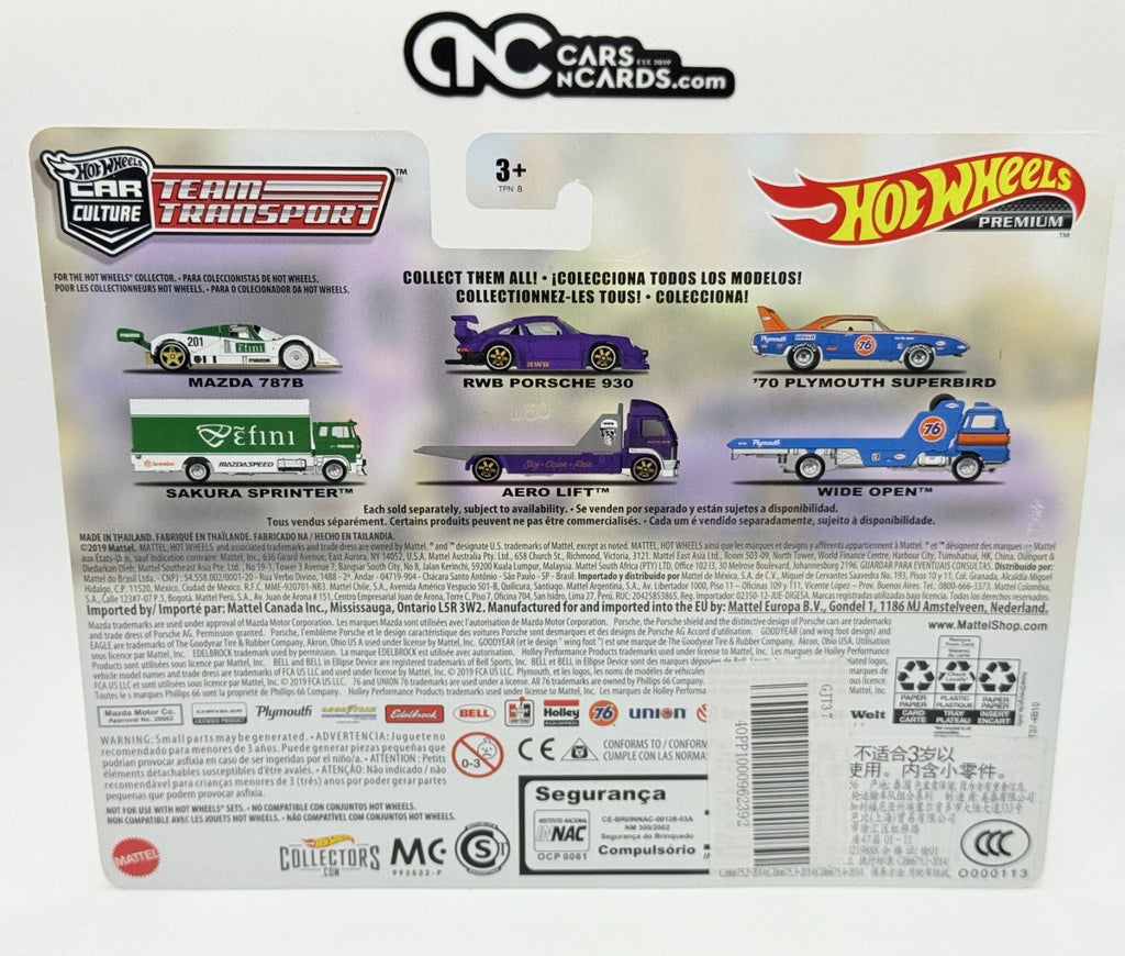 2020 Hot Wheels Premium Car Culture Team Transport RWB Porsche 930 WHEEL ERROR