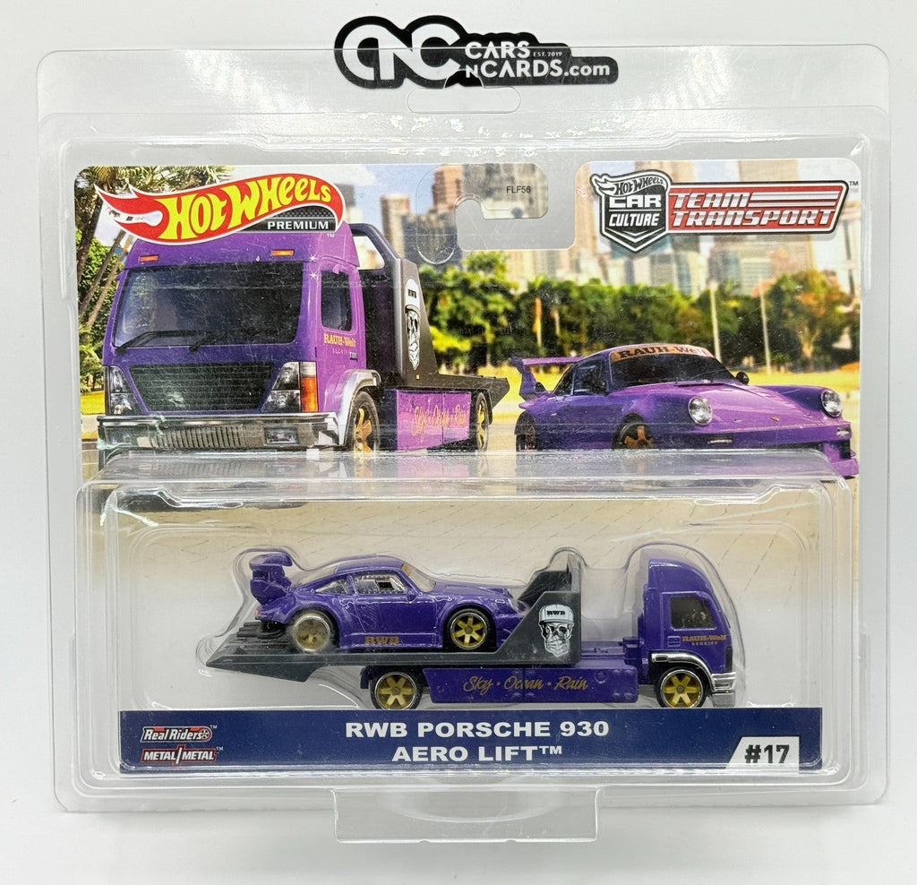 2020 Hot Wheels Premium Car Culture Team Transport RWB Porsche 930 WHEEL ERROR