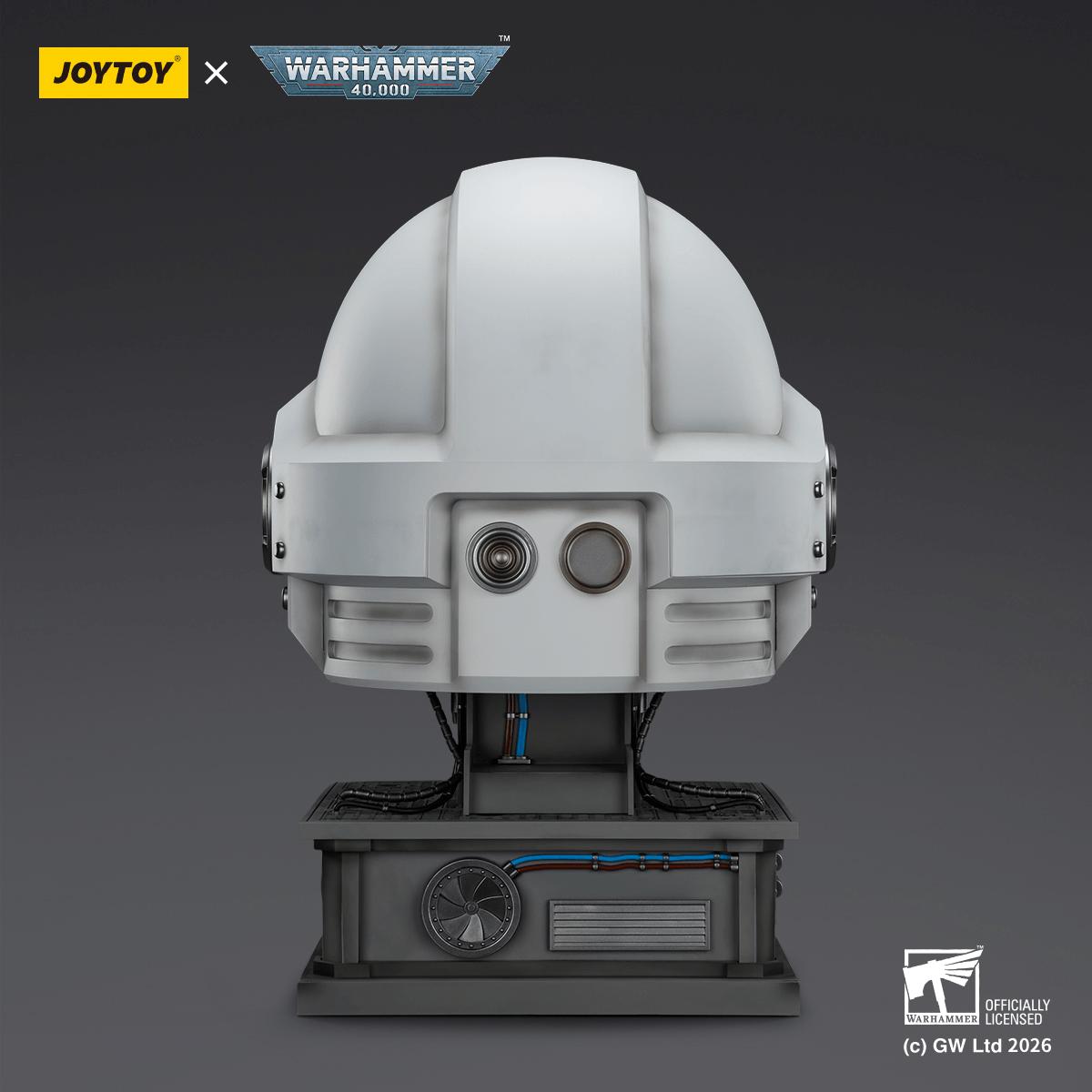 White Scars MkX Helmet&amp; Display Stand