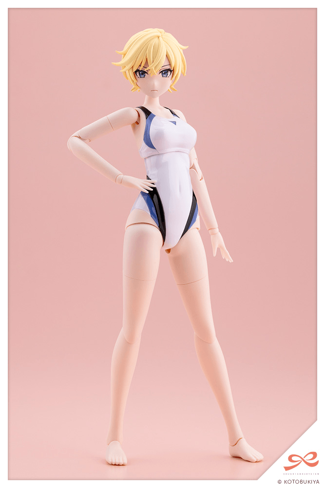 RUI SAOTOME【TOUOU HIGH SCHOOL COMPETITIVE SWIMSUIT】DREAMING STYLE WHITE DOLPHIN