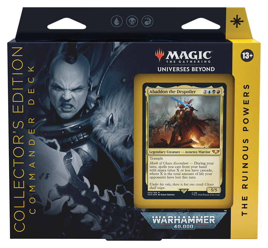 Universes Beyond: Warhammer 40.000 - Commander-Deck (Die Ruinösen Mächte – Sammler-Edition)