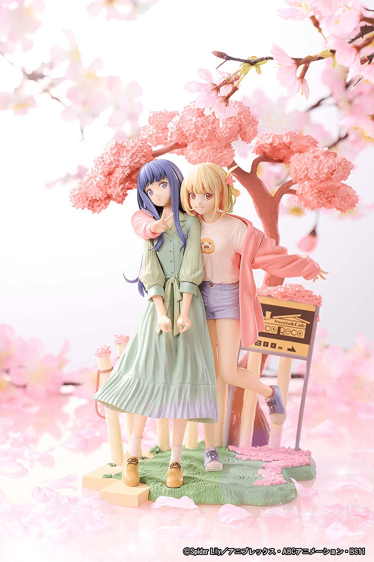 Lycoris Recoil Chisato Nishikigi &amp; Takina Inoue Spring Ver. Non-Scale Figure