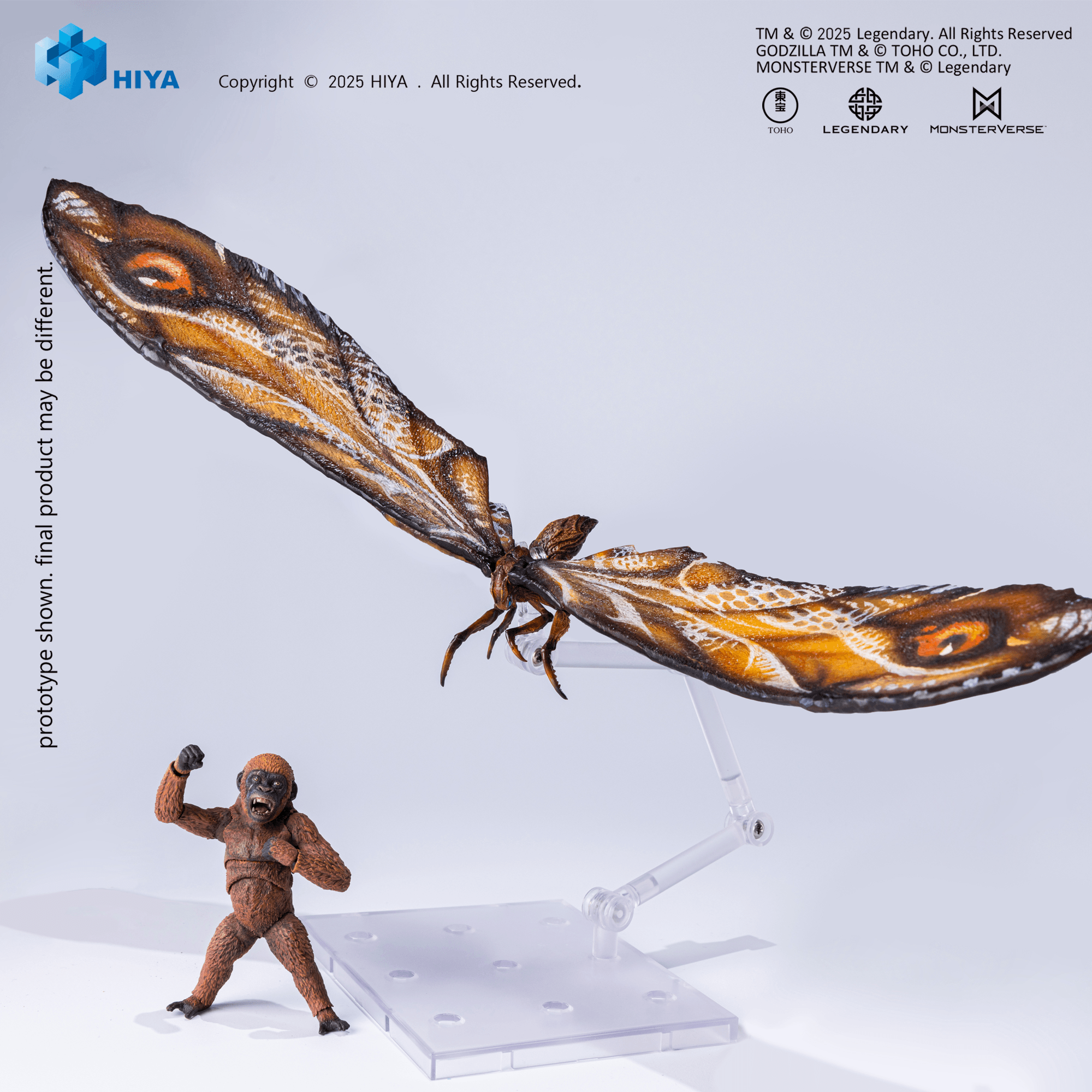 None Scale 14 Inch Godzilla x Kong The New Empire Mothra Premium Set Action Figure
