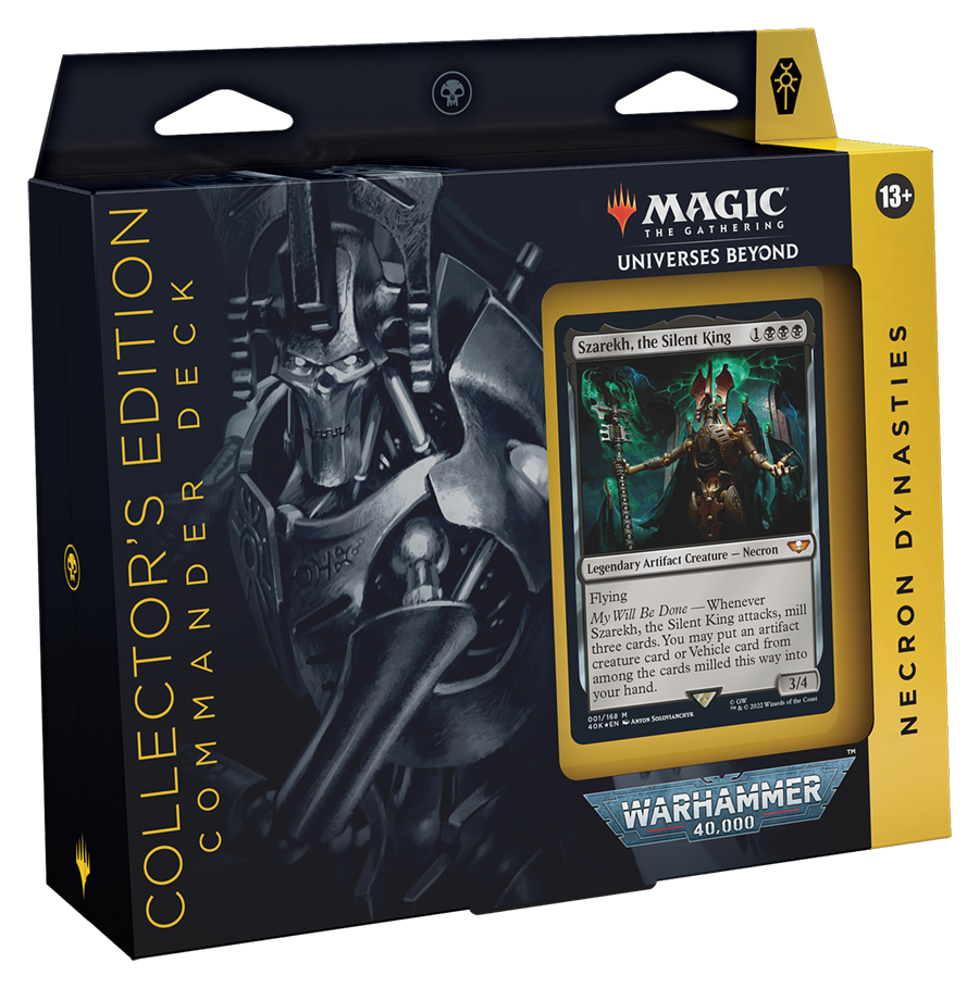 Universes Beyond: Warhammer 40.000 – Commander-Deck (Necron-Dynastien – Collector’s Edition)