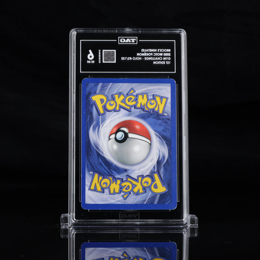 Tag 6 EX-NM - Brock's Ninetales - 3/132 - 1st Edition